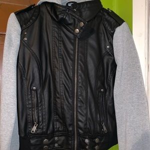 Faux Leather Jacket
